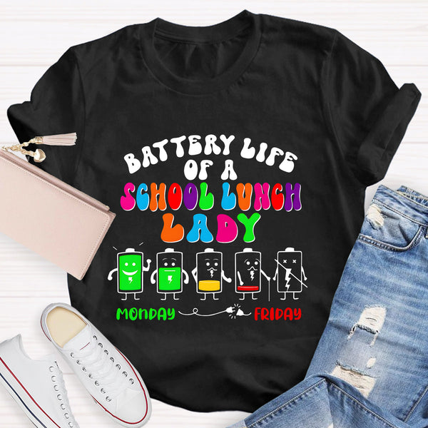 School Lunch Lady Monday To Friday T-Shirt