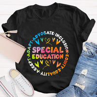 Special Education Teacher Adapt Advocate T-Shirt