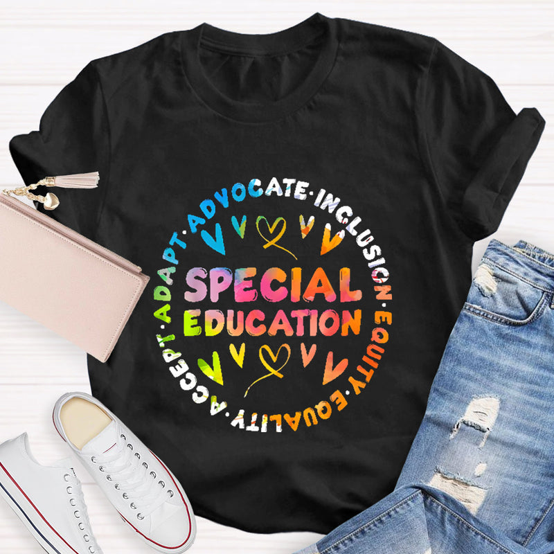Special Education Teacher Adapt Advocate T-Shirt