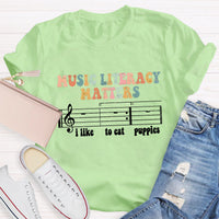 Music Literacy Matters Teacher T-Shirt