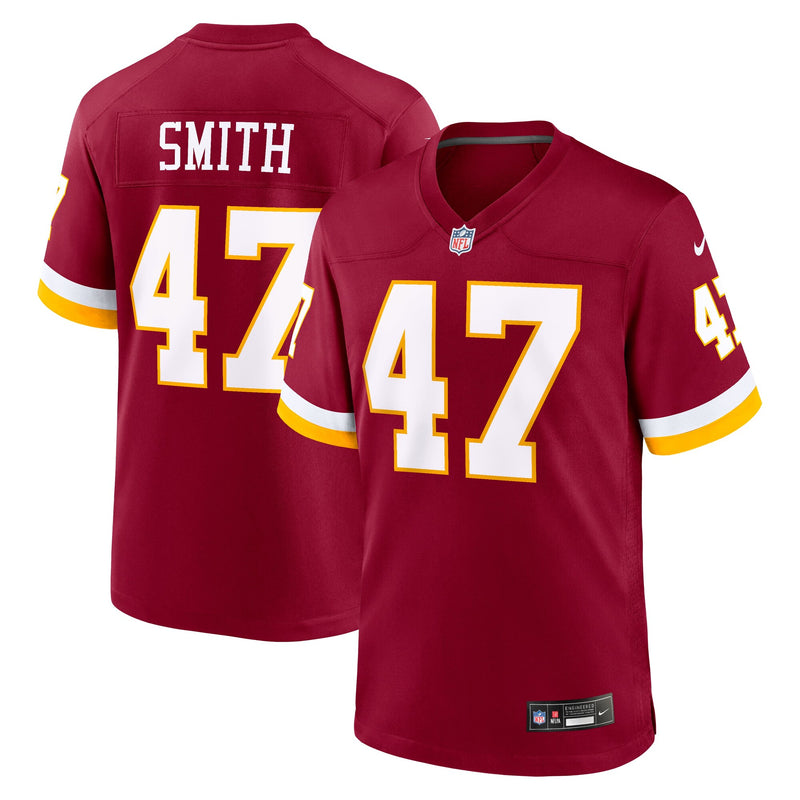 Washington Commanders Terell Smith Burgundy Team Game Jersey