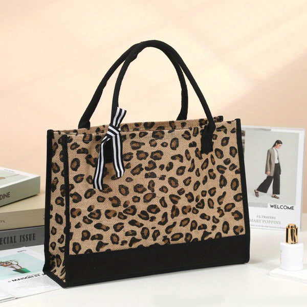 Wild Class Tote – Zebra & Leopard Print Teacher Bag