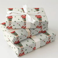 Humorous Christmas Golf Gift Wrap, Golfing Santa Wrapping Paper, Golfer Holiday Wrapping Paper, Plaid Shorts Santa Christmas Paper Roll
