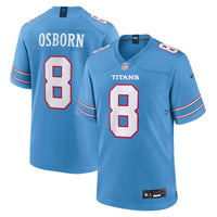 Tennessee Titans K.J. Osborn Light Blue Team Game Jersey