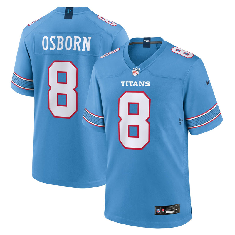 Tennessee Titans K.J. Osborn Light Blue Team Game Jersey