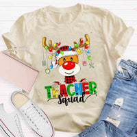 Christmas Teacher Squad T-shirt