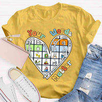 Your Word Matter Heart T-shirt