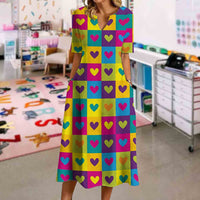 Colorful Heart Dress