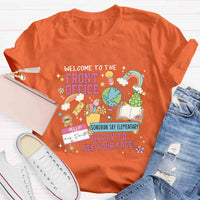 Personalized School Name And Your Name Happy To See Your Face T-shirt