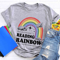 Reading Rainbow Reading Is To The Mind What Exercise Is To The Body T-shirt