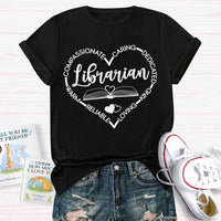 Warm Compassionate Caring Librarian T-shirt
