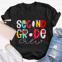 Personalized Grade Second Grade Crew T-shirt