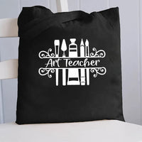 Art Teacher Canvas Tote Bag