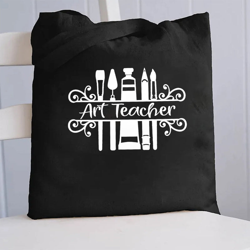 Art Teacher Canvas Tote Bag