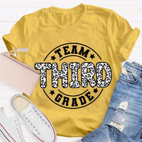 Personalized Grade Third Grade Team Teacher T-shirt
