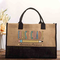 Personalized Grade Dream Team Cotton Tote Bag
