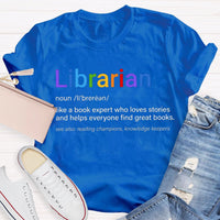 Librarian Like A Book Expert Who Loves Stories And Helps Everyone Find Great Books T-shirt