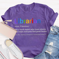 Librarian Like A Book Expert Who Loves Stories And Helps Everyone Find Great Books T-shirt