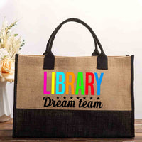 Library Dream Team Cotton Tote Bag
