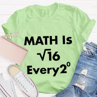 Math Is Every Math Teacher T-shirt