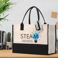 STEAM Teacher Cotton Tote Bag