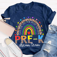Personalized Grade Par-K Dream Team Teach Them Love Them Watch Them Grow T-shirt