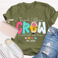 Personalized Name Front Office Crew Limited Edition T-shirt