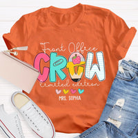 Personalized Name Front Office Crew Limited Edition T-shirt