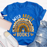 Wild About Books Leopard Rainbow T-Shirt