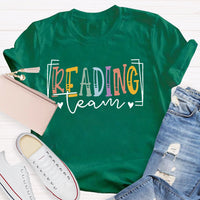 Reading Team learn letters T-shirt