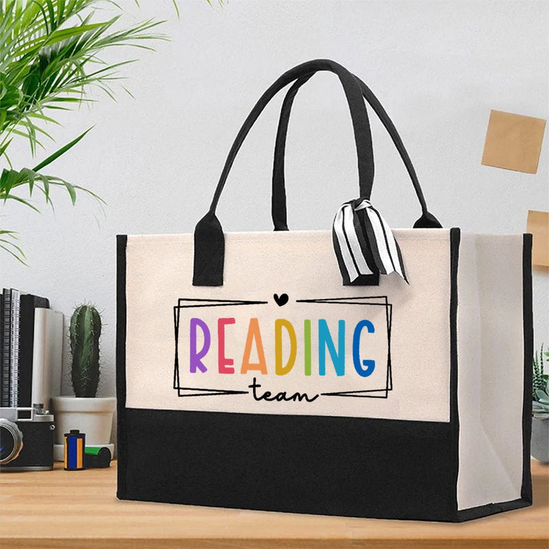 Reading Team Cotton Tote Bag
