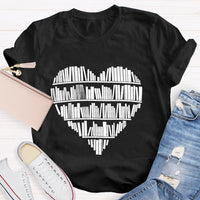 Books In Bookshelf Book Lover t-Shirt