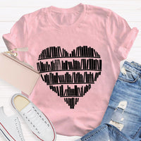 Books In Bookshelf Book Lover t-Shirt
