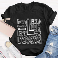 Librarian Of Various Fonts T-shirt