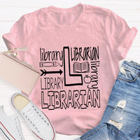 Librarian Of Various Fonts T-shirt