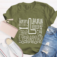 Librarian Of Various Fonts T-shirt