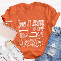 Librarian Of Various Fonts T-shirt