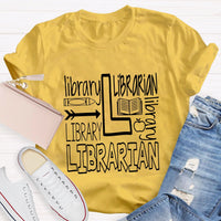 Librarian Of Various Fonts T-shirt