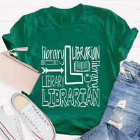 Librarian Of Various Fonts T-shirt