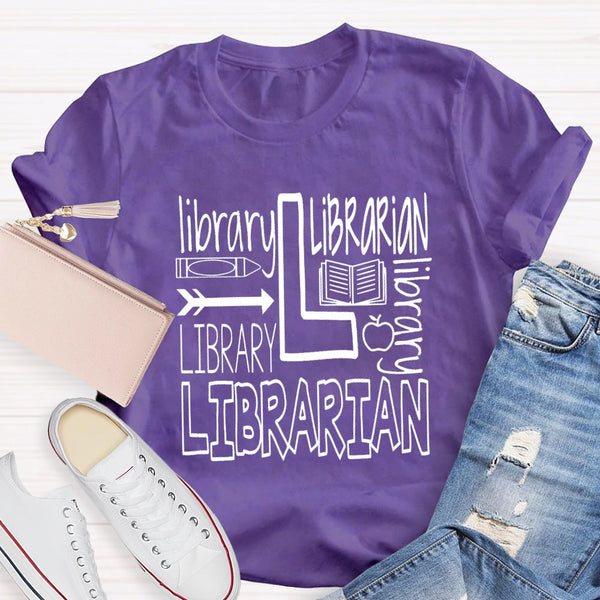 Librarian Of Various Fonts T-shirt