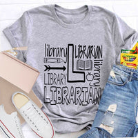 Librarian Of Various Fonts T-shirt