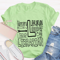 Librarian Of Various Fonts T-shirt
