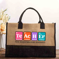 Teacher The Inspiration Element Cotton Tote Bag