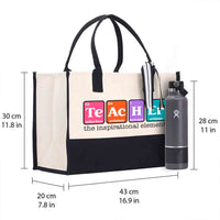 Teacher The Inspiration Element Cotton Tote Bag