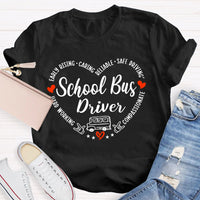 School Bus Driver Love Funny T-shirt