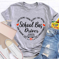 School Bus Driver Love Funny T-shirt