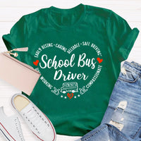 School Bus Driver Love Funny T-shirt