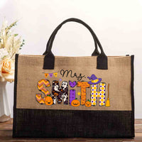 Personalized Name Halloween Smith Cotton Tote Bag