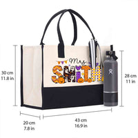 Personalized Name Halloween Smith Cotton Tote Bag