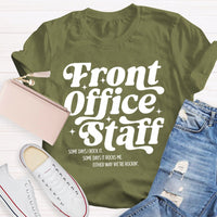 Front Office Staff Letters T-shirt